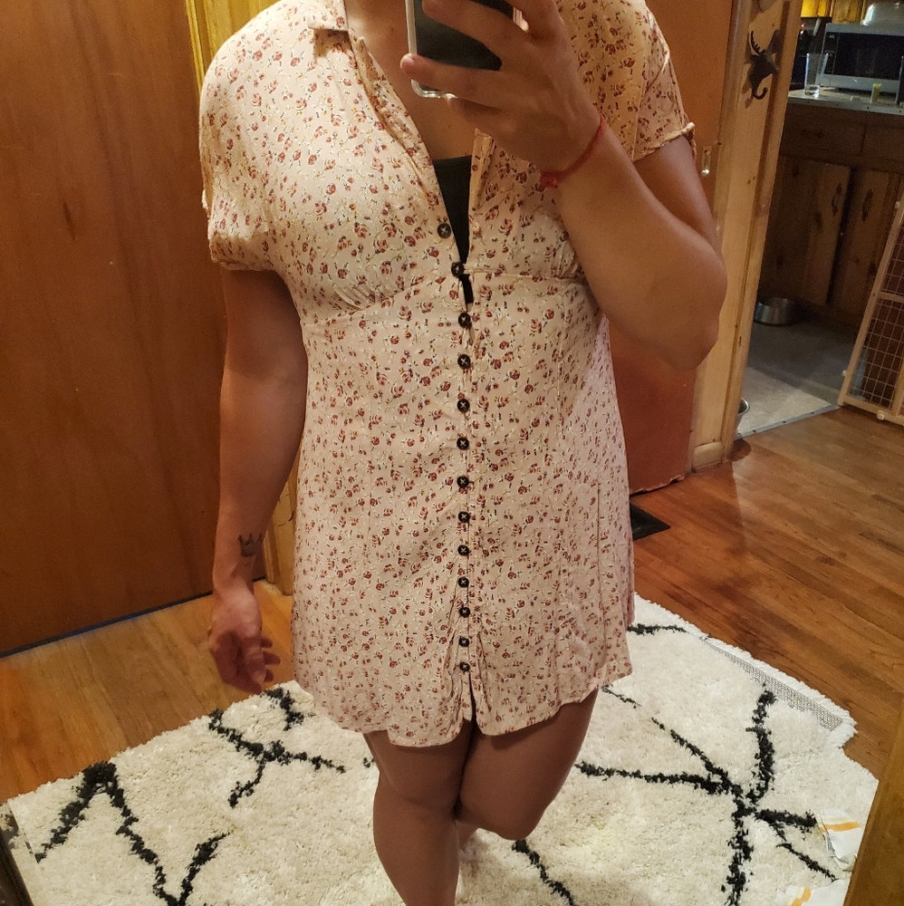 90's style floral dress